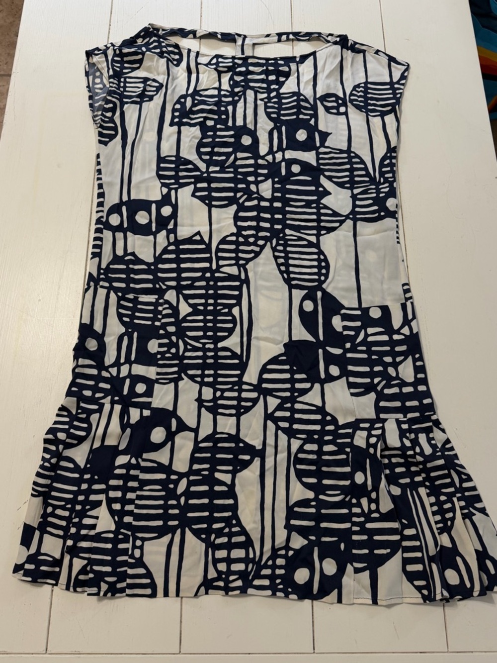Diane von Furstenberg Abstract Silk Dress